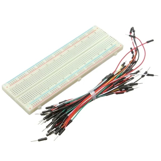 Custom Lonten MB102 830 Tie Points Solderless PCB Breadboard 65 Pcs Jumper Cables Manufacturer
