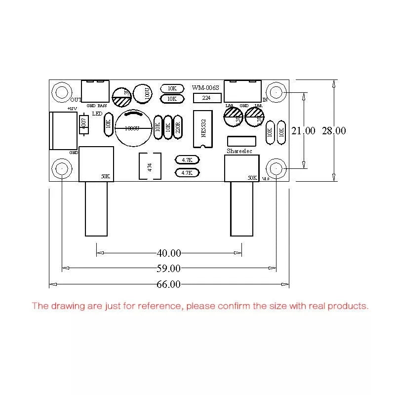 Custom Low Pass Filter Bass Subwoofer Pre-AMP Amplifier Board Dual Power NE5532 Low Pas modules Manufacturer