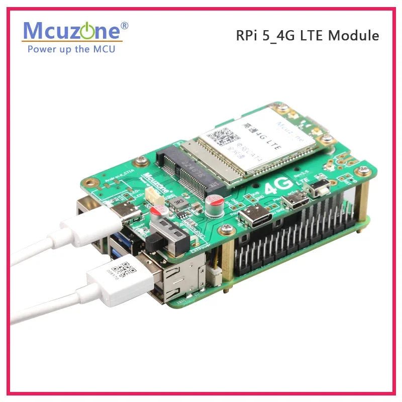 (Model :M4GUSB) Raspberry Pi 5_4G LTE module, driverless, RPi operating system