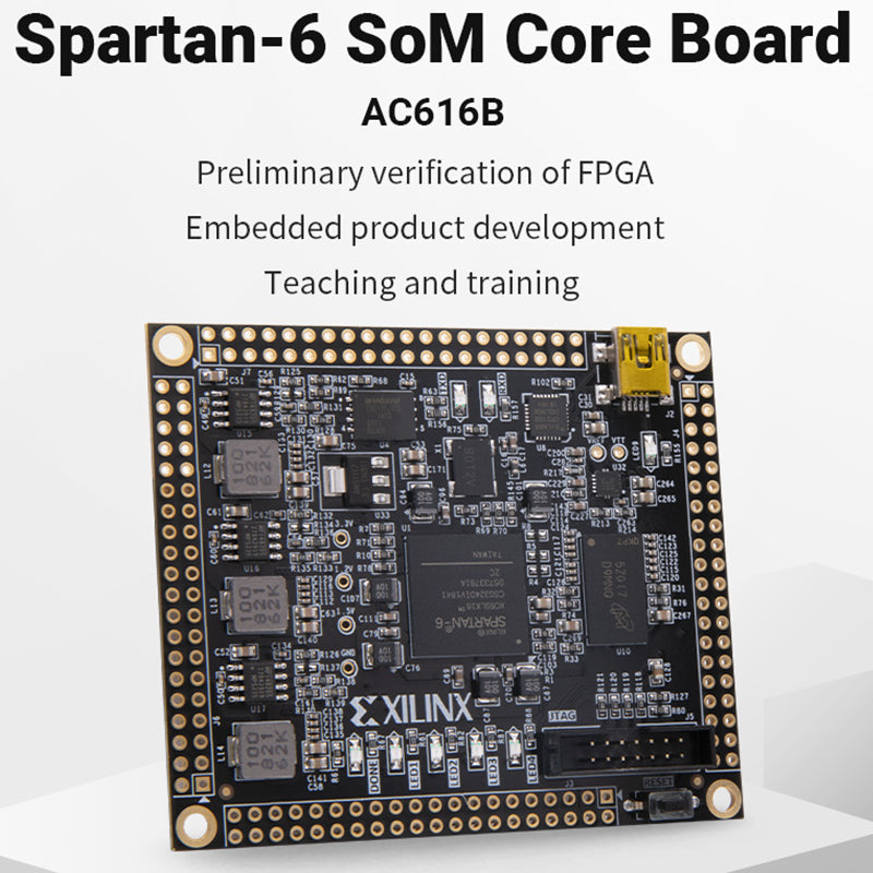 SoM AC616B: Xilinx Spartan-6 XC6SLXLX16 FPGA System On Module Custom PCB pcba smart hom palmrest touchpad pcba customize