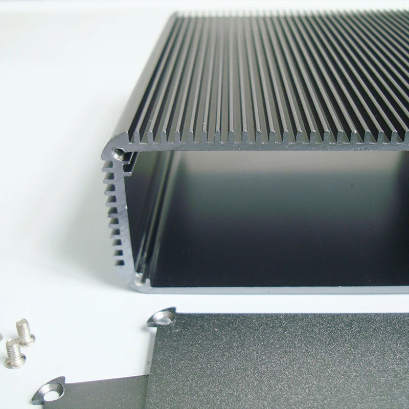Custom Heat sink Aluminum Enclosure Box PCB Instrument Box DIY Electronic Project Case 120mm*45mm*150mm Manufacturer