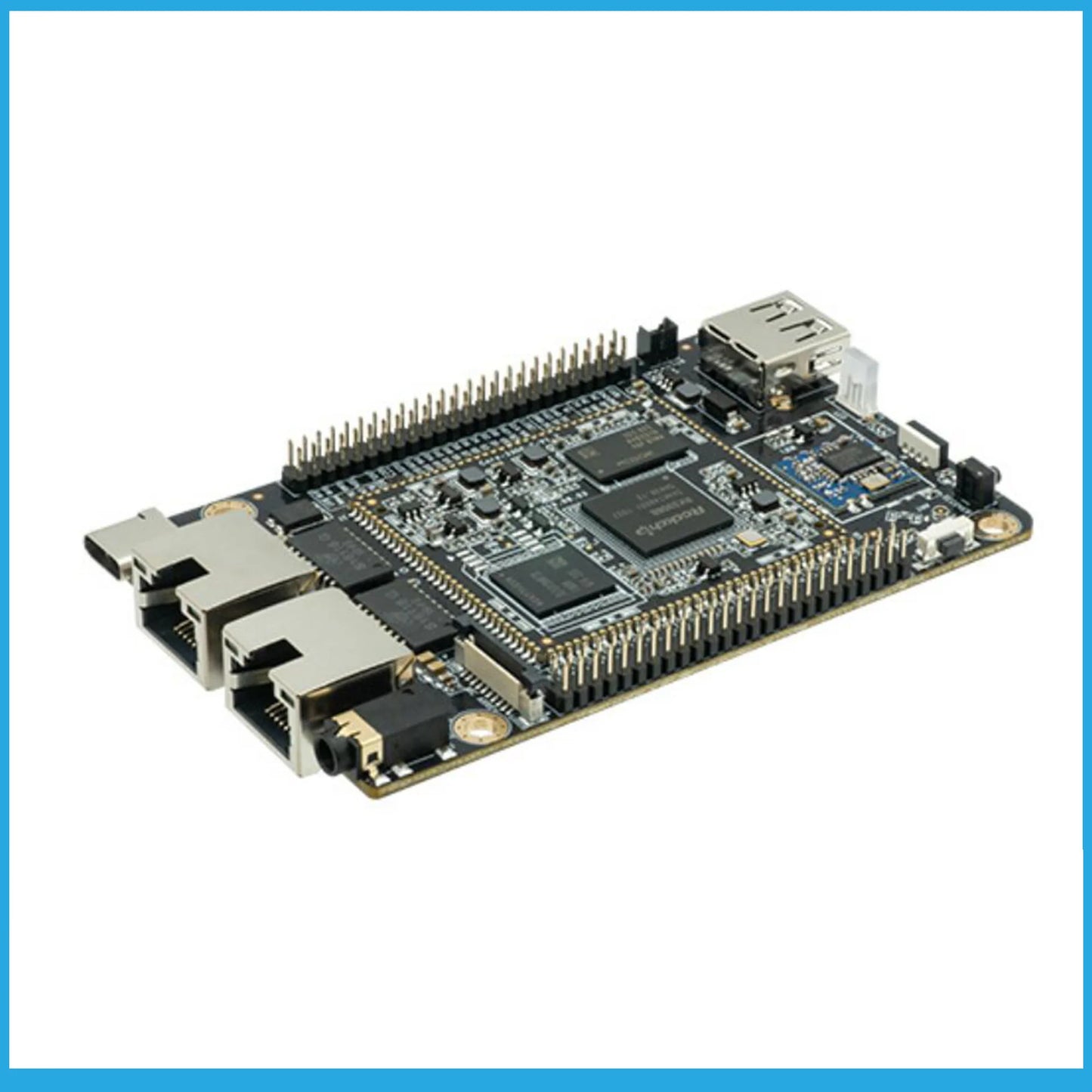 Custom RK330Y IOT quad-core 64 bit core board single chip microcomputer intelligent IoT verbal recognition Linux development board Manufacturer