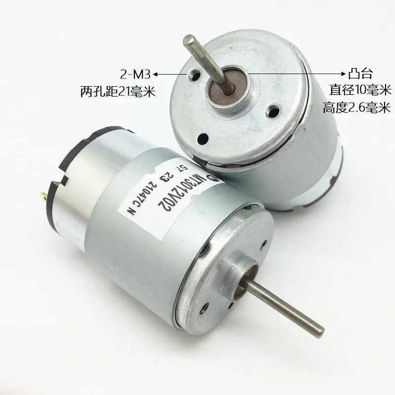 Custom Micro Small 30LYT1243A RS-450 Carbon Brush Motor DC 9V-15V 12V 4409RPM for Car Massage Seats Waist Air Pump Manufacturer
