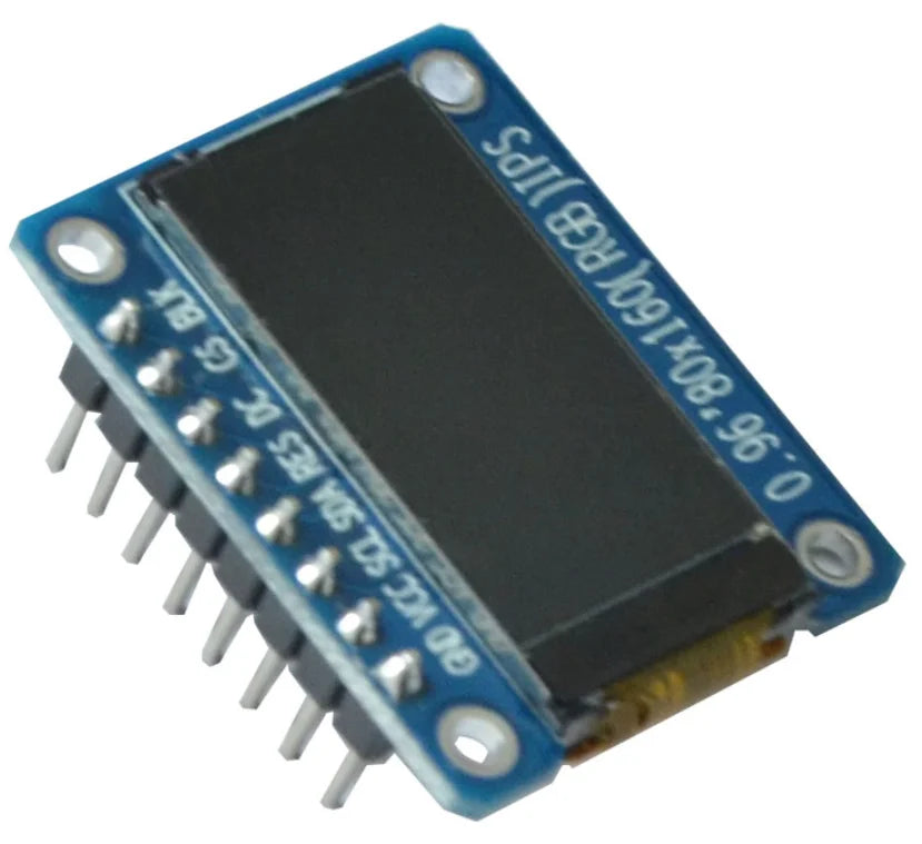 Custom IPS 0.96 inch 7P SPI HD 65K Full Color LCD Module ST7735 Drive IC 80*160 (Not OLED) Manufacturer