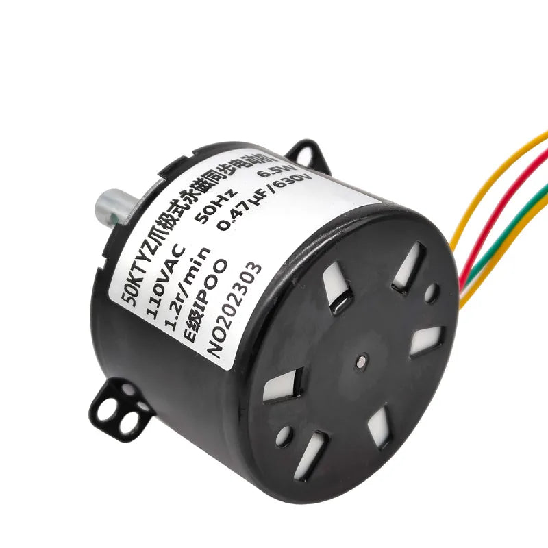 Custom 50KTYZ 110VAC Permanent Magnet Synchronous Motor 6W Speed Reducer Motors Controllable Positive And Negative Inversion Manufacturer