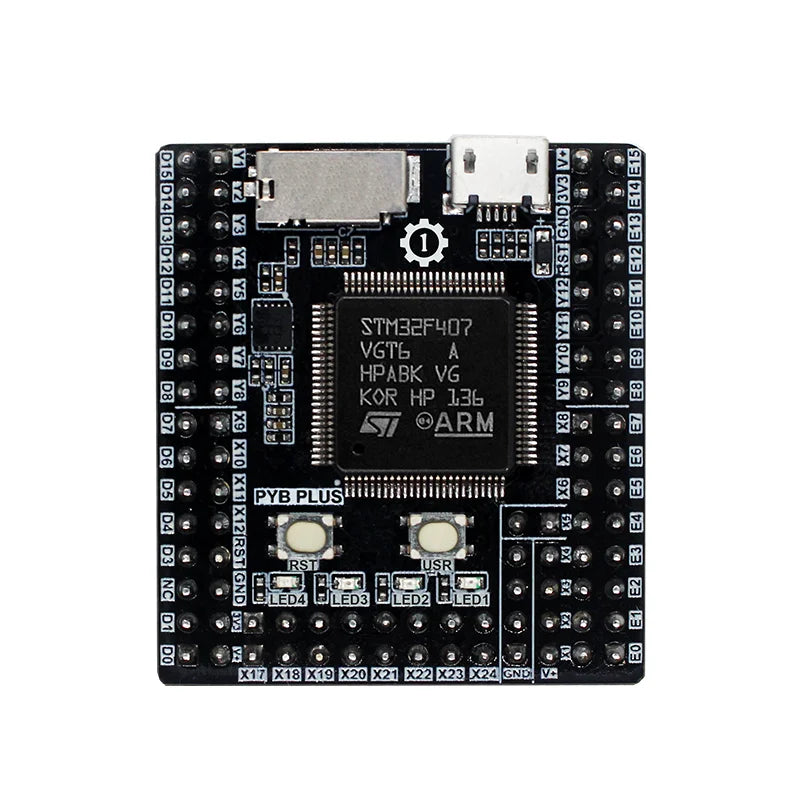 Custom Custom MicroPython STM32F407VGT6 microcontroller development bo ...