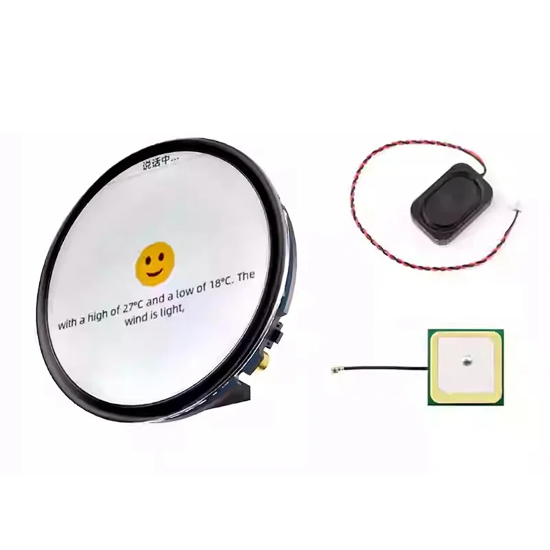 Well Made-ESP32-S3 Development Board 1.75Inch AMOLED Touchscreen With GPS Support Deepseek Xiaozhi AI Voice Interaction