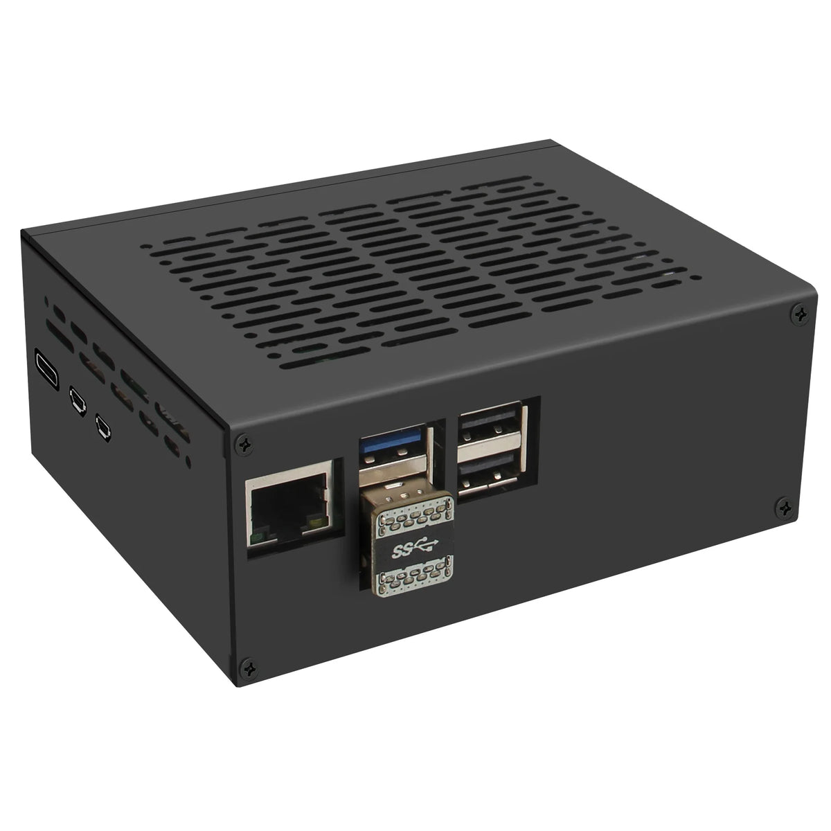 Custom  X1100-C1 Metal Case for Raspberry Pi 5 & X1100 2.5" SATA SSD Board