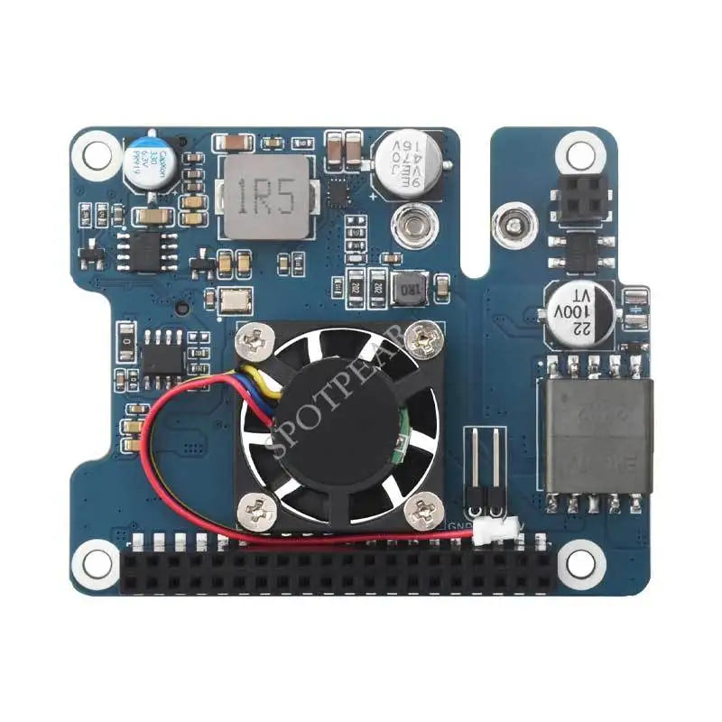 Raspberry Pi 5 PoE HAT Supports PCIe to M.2 Adapter with PoE Function NVMe Protocol M.2 Solid State Drive for Education Learning