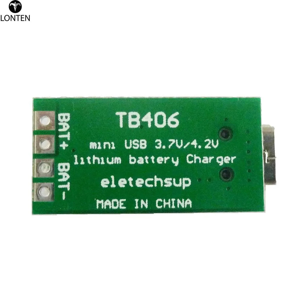 Custom Custom MINI USB Li-ion Li-Po Lithium Battery 3.7V 4.2V Charger Module PCBA Manufacturer