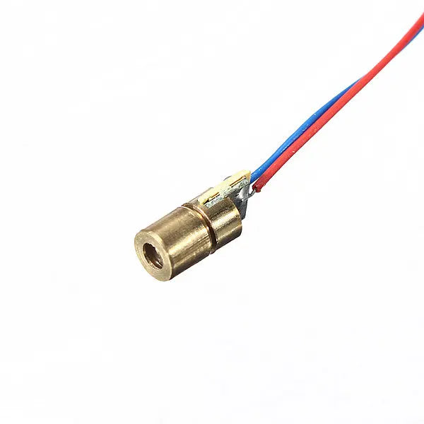 Custom 10Pcs/lot DC 5V 5mW 650nm 6mm Laser Dot Diode Module brass Copper Head Tube Manufacturer