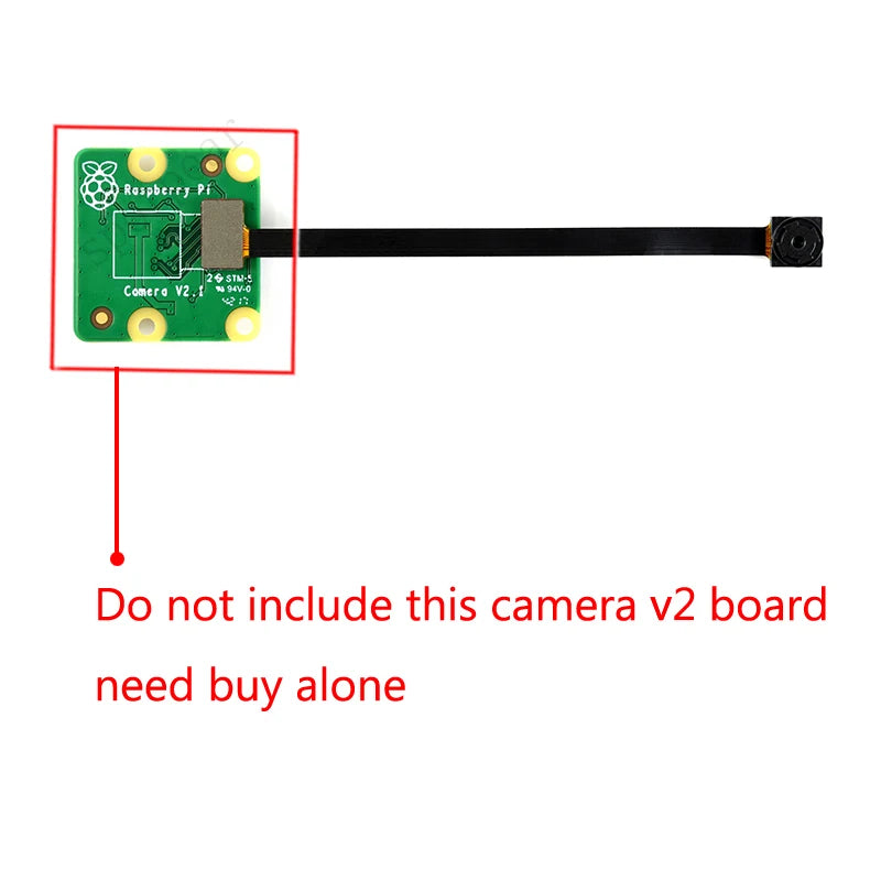 Custom Raspberry Pi Camera IMX219 Camera Module for the official Raspberry Pi Camera Board V2, 77.6 degree Manufacturer