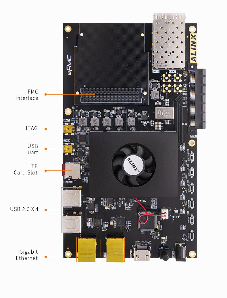 AX7350: XILINX Zynq-7000 ARM SoC XC7Z035  7035 FPGA Board FMC  Custom PCB pcba  pcba s905d dvc pcba