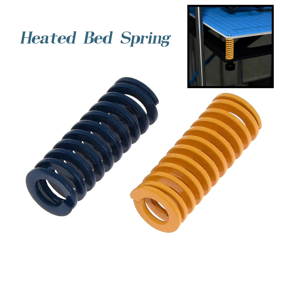 Custom 4Pcs Heated Bed Springs Die Light Load Compression Spring 5x10x25mm For MK3 Heated Bed 3D Printer CR-10 Ender 3/5Pro Manufacturer