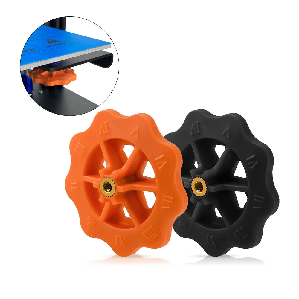 Custom Heated Bed Leveling Spring Nut Heat Bed M4/M5 Adjustment Nut For 3D Printer Ender 3/5 Pro CR10 MK3 MK2a Hotbed Manufacturer