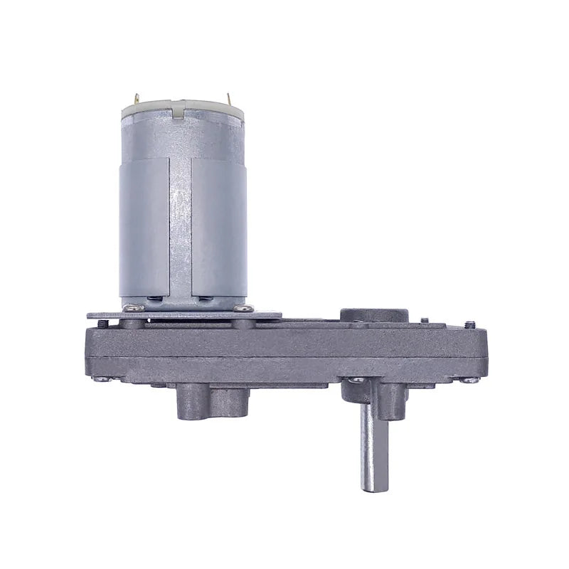 Custom Worm Gear Motor 12V Reducer 20-157RPM DC High Torque Electric Motor Metal Gear Reverse Self Lock For Automation Equipment Manufacturer