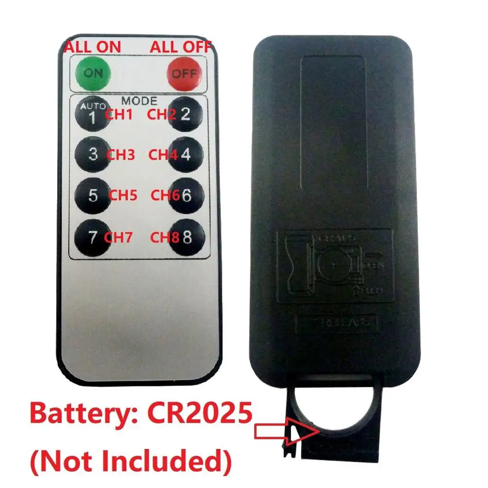 Custom OEM DC 5V 12V Multi-function VS1838 IR infrared control Switch Module for 8 Channel Delay Self-locking Inter-locking Relay Diy B Manufacturer