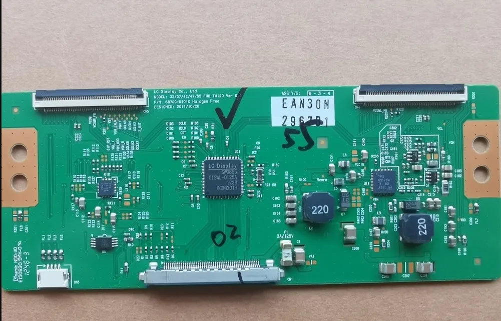 Custom Pcba  T-CON LCD logic board  32/37/42/47/55inch  6870C-0401C 6870C-0401B for  lg 37ls5600-zc   42LA620T Manufacturer