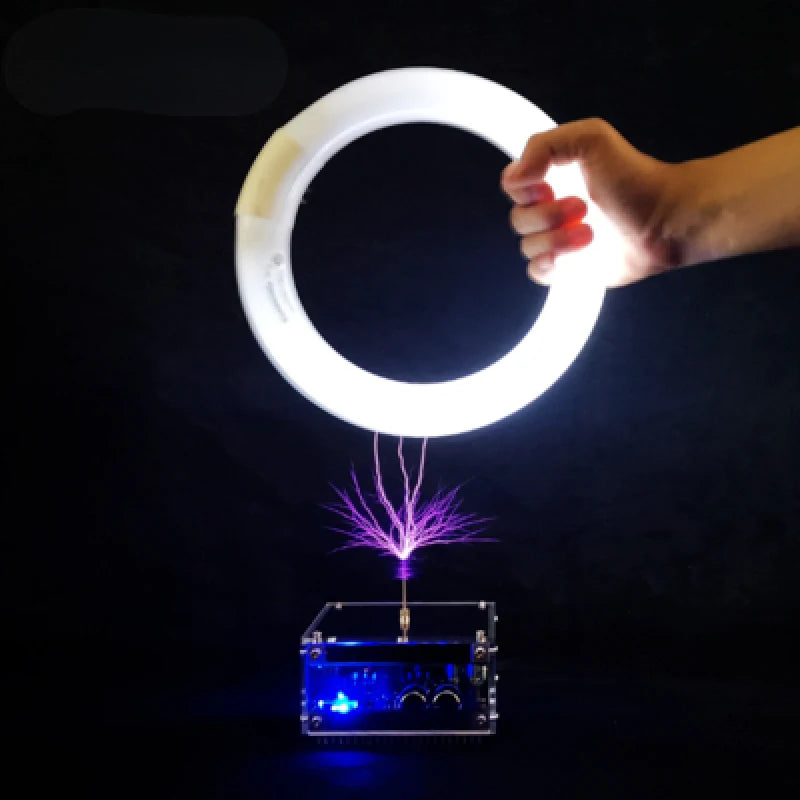 Custom High Voltage Pulse Test Apparatus/Scientific Experiments 48V2A 10CM Flat-panel  Music Tesla Coil High Frequency Manufacturer
