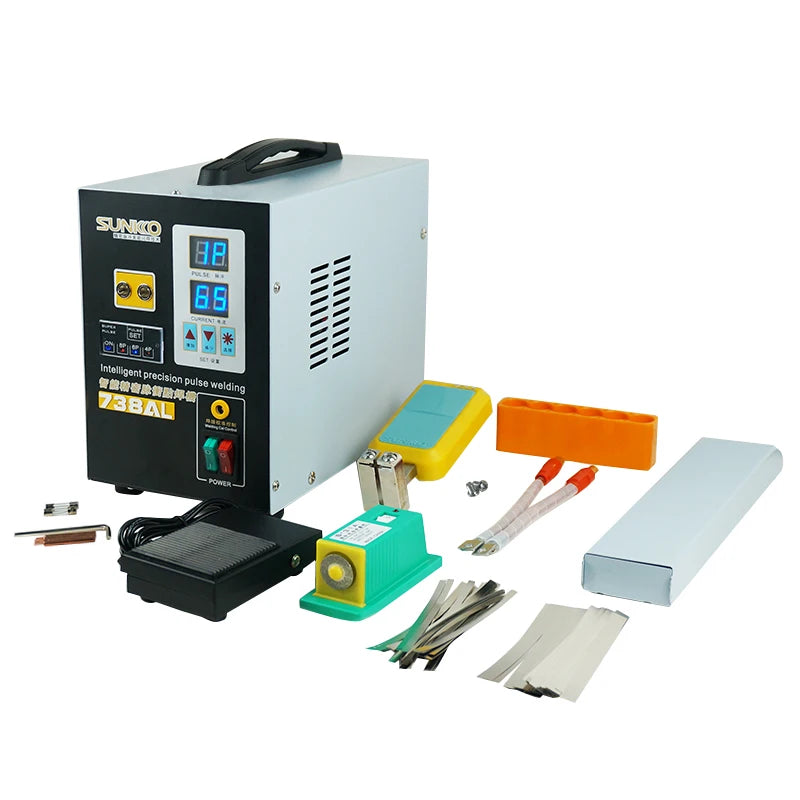 Custom 738AL Spot Welding Machine New Upgraded Telescopic Arm Handheld Spot Welder 18650Battery Weld Precision Pulse Spot Welder Manufacturer