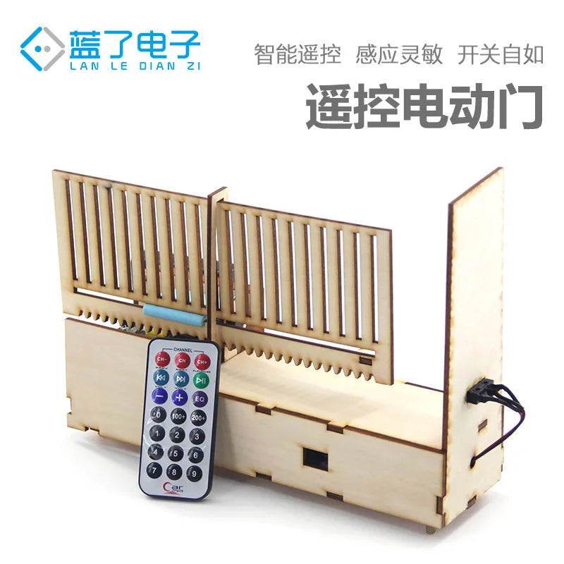 Custom Infrared Remote Control Auto Door Automatic Door DIY Technology Production Complete Project Compatible Manufacturer