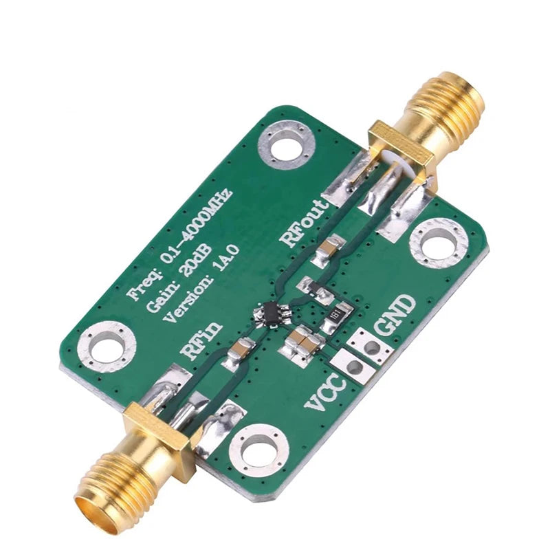 Custom LNA 0.1-4000MHz 20dB Broadband RF amplifier for FM HF VHF / UHF Ham Radio remote control receiver wifi modules Manufacturer