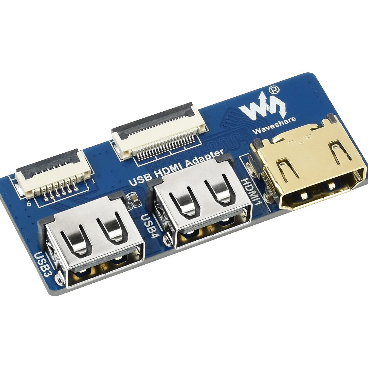 Custom Waveshare USB HD Adapter for CM4-IO-BASE, Adapting FFC Connector To Standard Connector Manufacturer