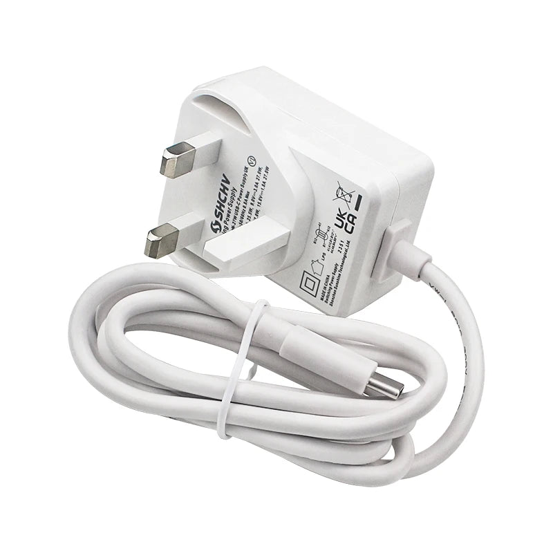 Raspberry Pi 5 5.1V 5A PD 27W USB-C GaN Plug-in Power Supply with EU/US/UK Plugs for Raspberry Pi 5/4B