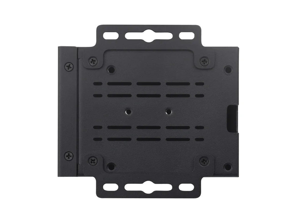 Waveshare Industrial Grade Metal Case (D) for Raspberry Pi 5 Larger Internal Space Supports Official Cooling Fan Wall/Rail Mount