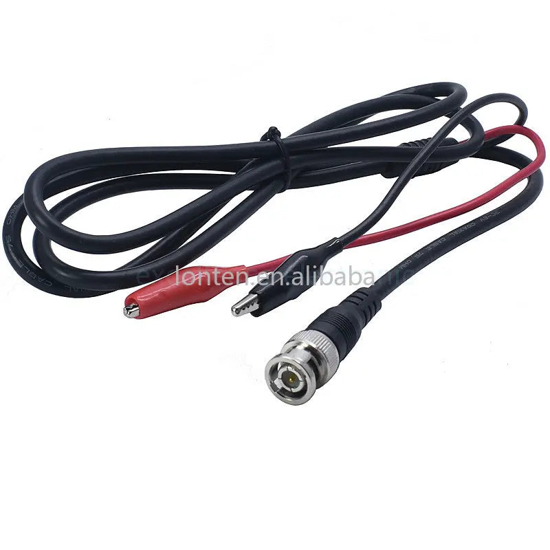 Custom 1.5 meters Q9 Test Line BNC Male To Red and Black Alligator Clip Clip Line Video Signal Source Cable Manufacturer