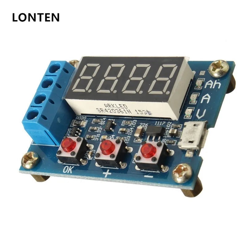 Custom Ru 94v0 Double Layer Bare PCB Printed Circuit Board in FR4 ZB2L3 Battery Capacity Tester External Load Discharge Type Module Manufacturer