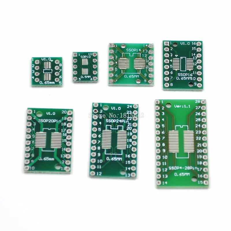 Custom PCB Board Kit SMD Turn To DIP SOP MSOP SSOP TSSOP SOT23 8 10 14 16 20 24 28 SMT To DIP Manufacturer