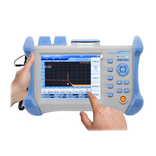 Custom HandheldOTDR TLO-300 OTDR 60-120KM 1310/1550nm,Integrated VFL,TLO300 Touch Screen Optical Time Domain Reflectometer English menu Manufacturer