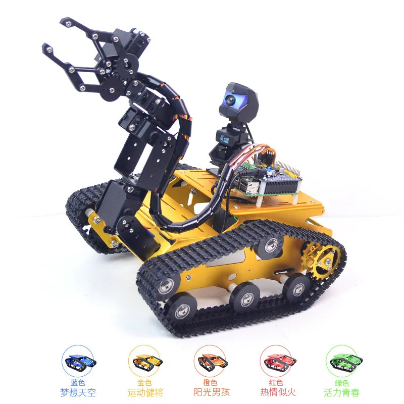 Custom Tank Car WiFi Video Robot Car 51 Single Chip Microcomputer/STM32 Manufacturer