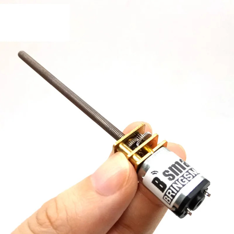 Custom N20 M3 Screw 55mm Long Threaded Shaft 3V 6V 12v Gear Motor 15-600RPM Mini Electric Motor Reversed for DIY Engine Manufacturer