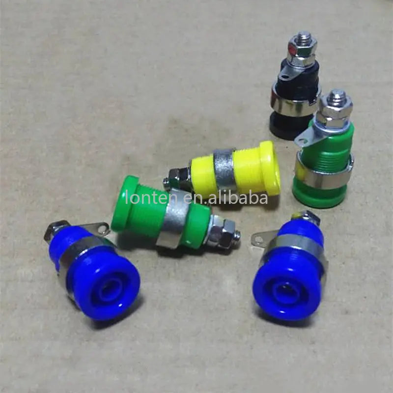 Custom Custom 10PCS 4MM Binding Post Multimeter instrument Banana Socket High-voltage sheathed terminal Test Probe connector Manufacturer