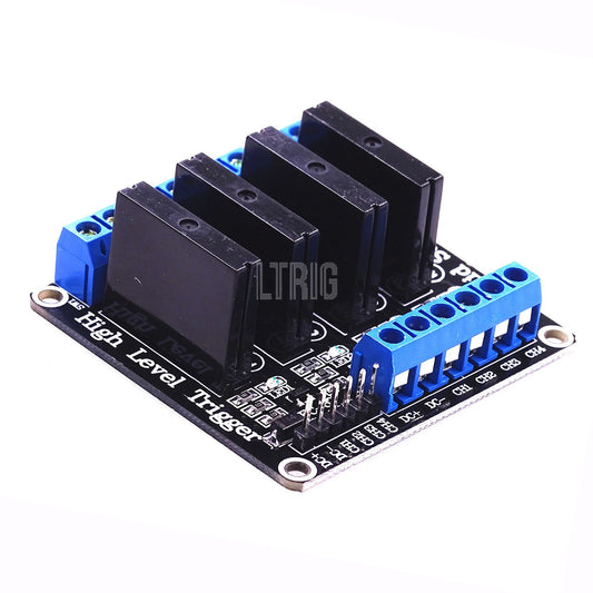 LT 4 Channel 5V DC Relay Module Solid State High Level G3MB-202P SSR AVR DSP customize