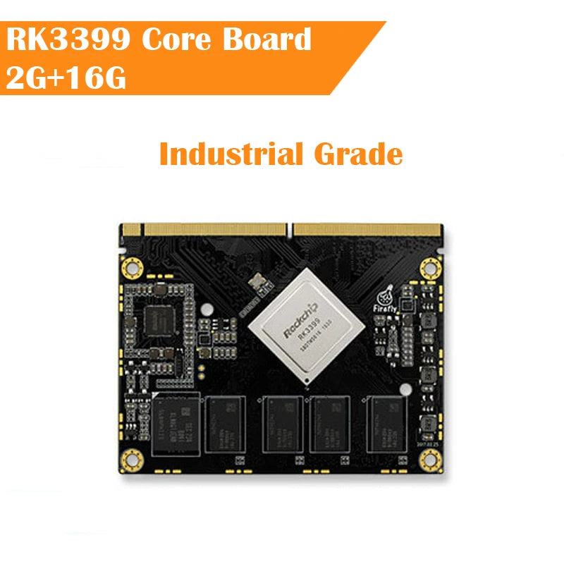 Custom RK3399 Core Board Core-3399J Industrial PC Board A72+A53 Six-Core 64-Bit 2.0GHz Supports Multiple OS Ubuntu Android 2GB+16GB Manufacturer