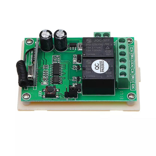 Custom 315MHz 12V Motor Forward Reverse Controller Wireless Remote Control Switch With 3 Button Transmitter Manufacturer