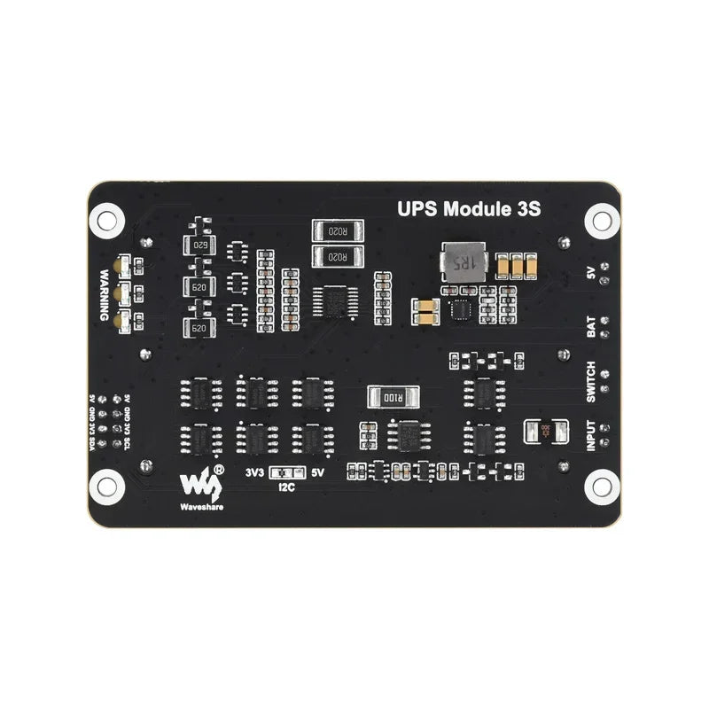 Raspberry Pi 5 UPS Power Supply Expansion Board Uninterruptible Power Supply Module UPS Module 3S Also For Pi4B