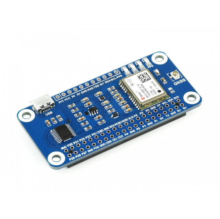 NEO-M8T GNSS TIMING HAT for Raspberry Pi Single-Satellite Timing, Concurrent Reception of GPS,Beidou Galileo GLONA Custom PCB customize