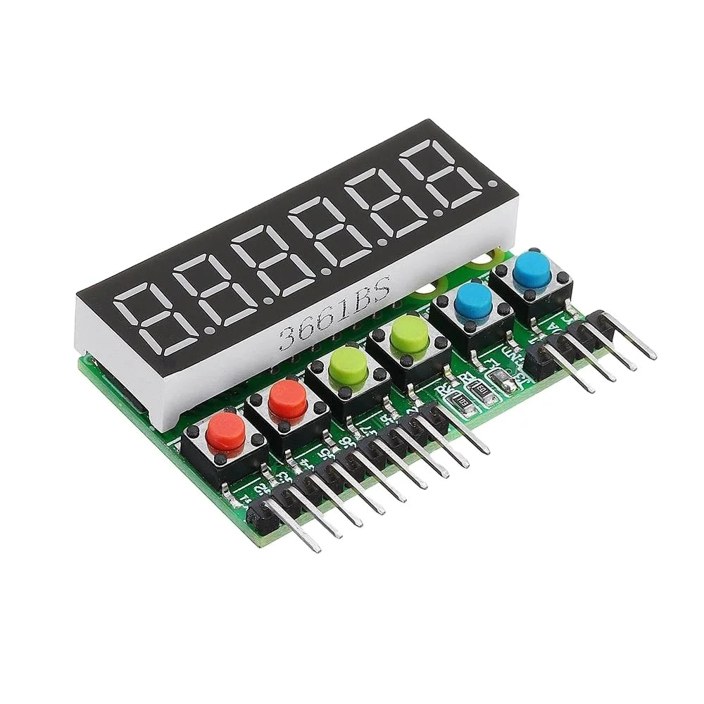 Custom custom NEW TM1637 6-Bits Tube LED Display Key Scan Module DC 3.3V To 5V Digital IIC Interface For ard Manufacturer