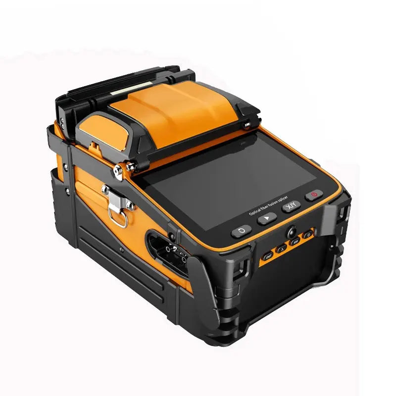 Custom AB96B AI-9 SM&MM Multi-language Automatic FTTH Welding Splicing Machine Optical Fiber 6 motors core align Fusion Splicer Manufacturer