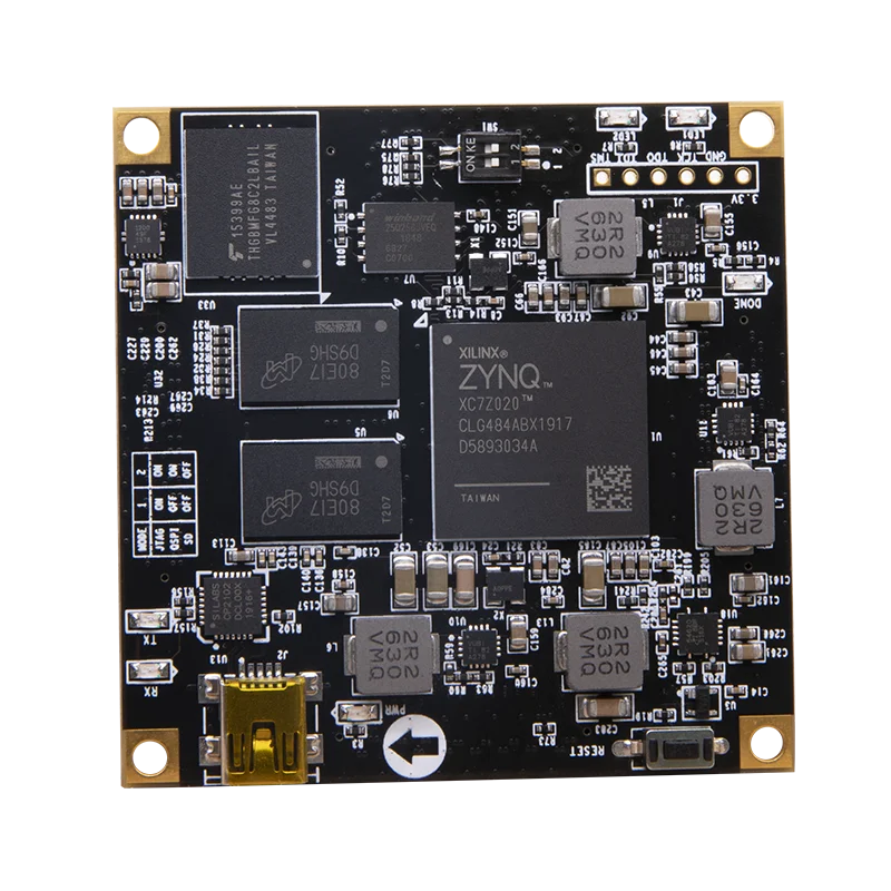 Custom SoMs AC7021B: XILINX Zynq-7000 SoC XC7Z020 ZYNQ ARM 7020 FPGA Development Board SoM 8G EMMC System on Module Custom PCB camera Manufacturer