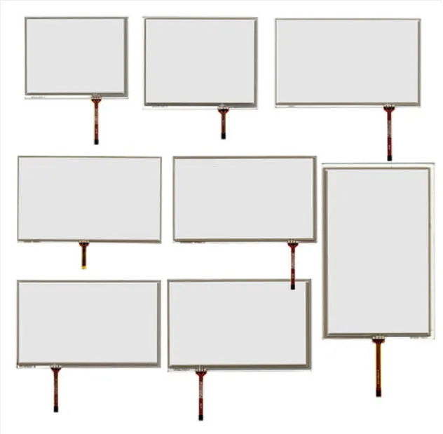 Custom 5.6/6/7/7.1/7.4 Inch Resistance Digitizer Touch Screen Panel Glass For Car DVD GPS Navigation Multimedia Industrial Manufacturer