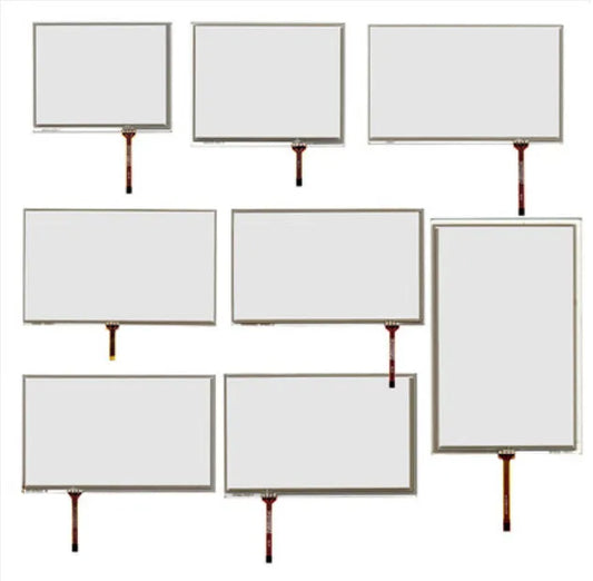 Custom 5.6/6/7/7.1/7.4 Inch Resistance Digitizer Touch Screen Panel Glass For Car DVD GPS Navigation Multimedia Industrial Manufacturer