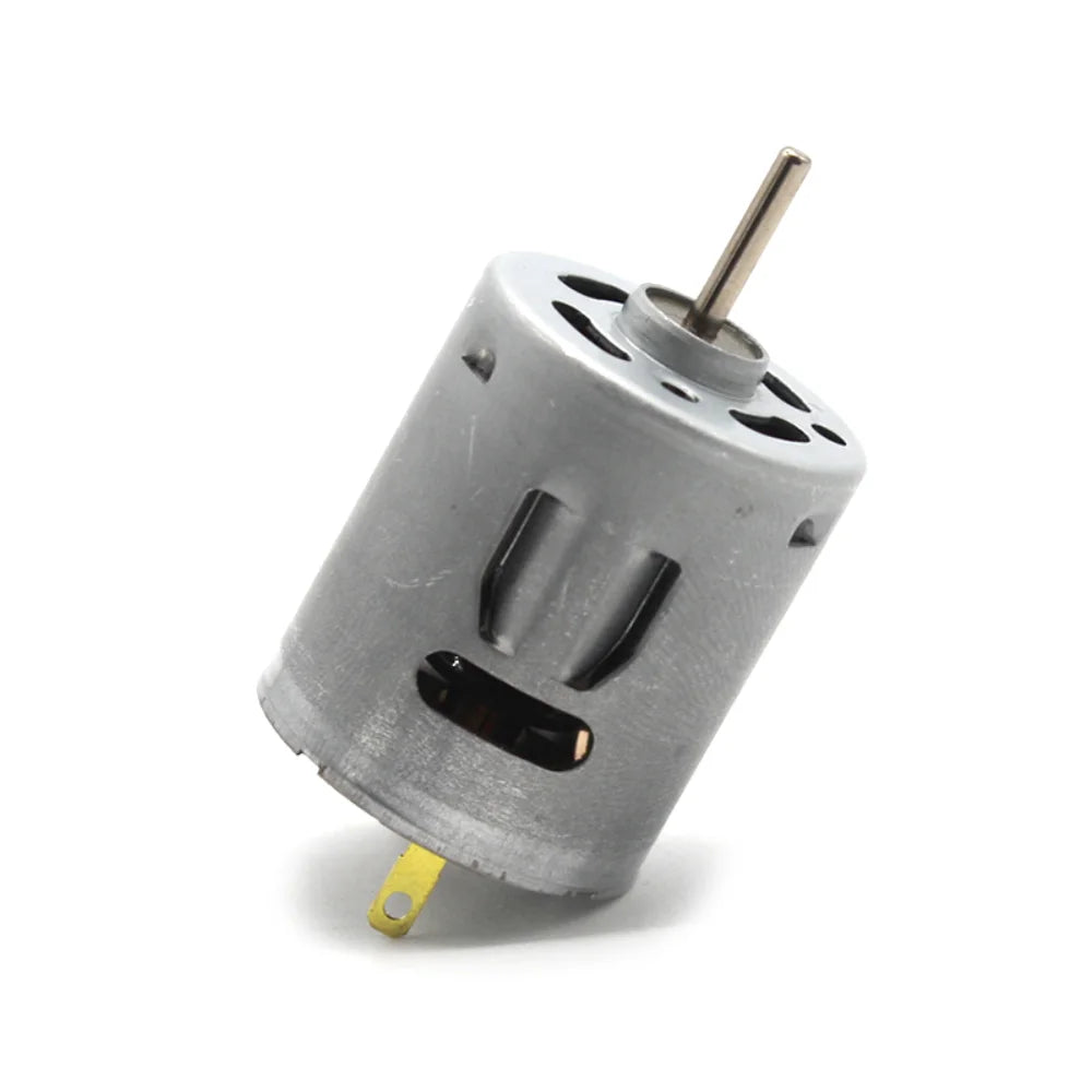 Custom Micro Round 27.5mm RS-360 Carbon Brush Motor DC 3V 5V 6V 8500RPM DIY Hobby Toy Car Boat Fan Manufacturer