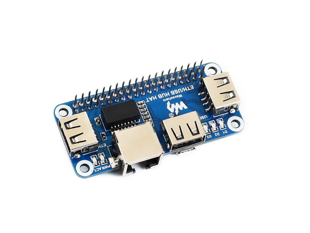 Custom Ethernet USB HUB HAT for Raspberry Pi, 1x RJ45 3x USB Custom PCB pcba laptop charger