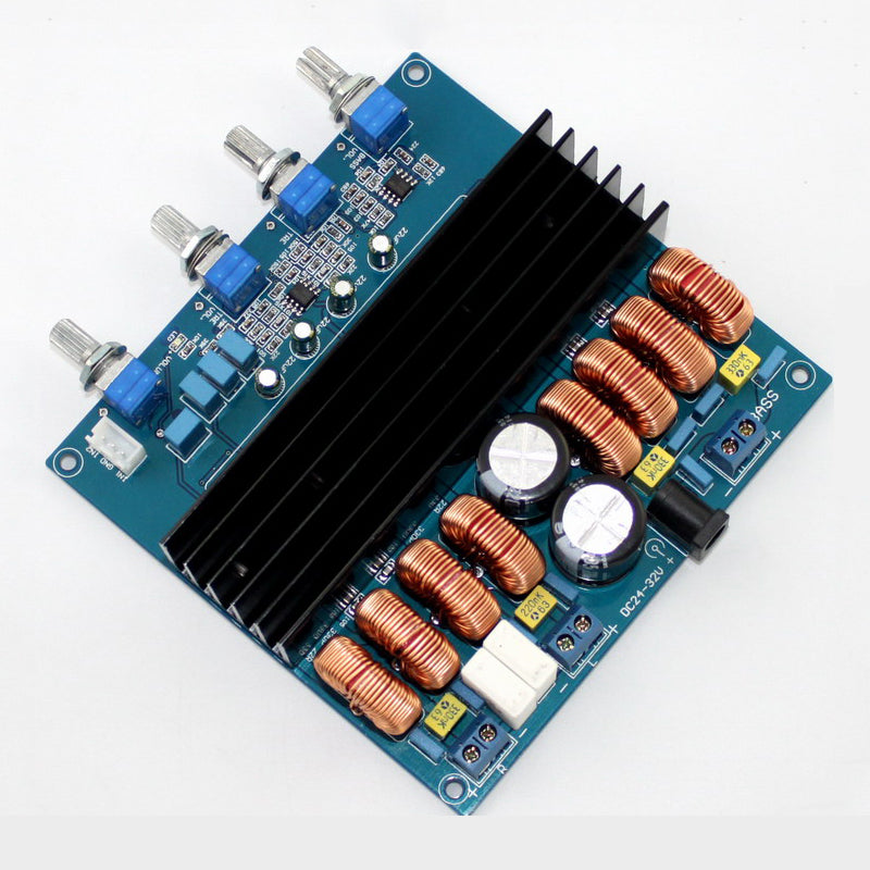 2*100W+200W TDA7498 power stereo subwoofer amplifier board audio 2.1 Class D Hifi TL072 preamplifier amplifier pcb assembly Customize