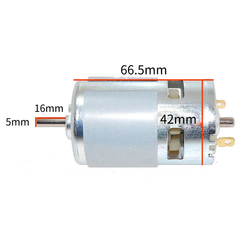 Custom 775 Motor 12V /24V DC Mini Gear Motor  14500RPM 29000RPM Gear Motor Electronic for DIY Electric Saw Manufacturer